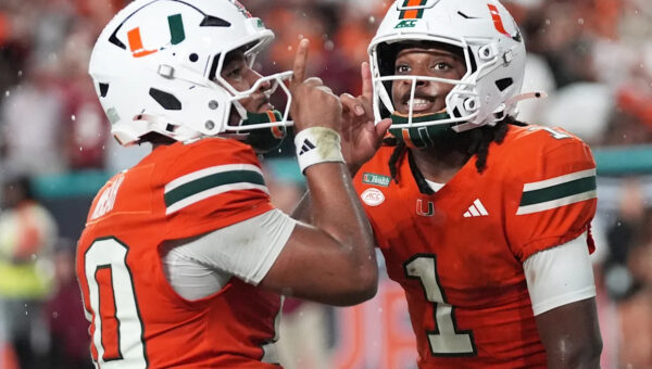 No. 1 Miami touting both Mensah and Toney as Heisman Trophy hopefuls this season