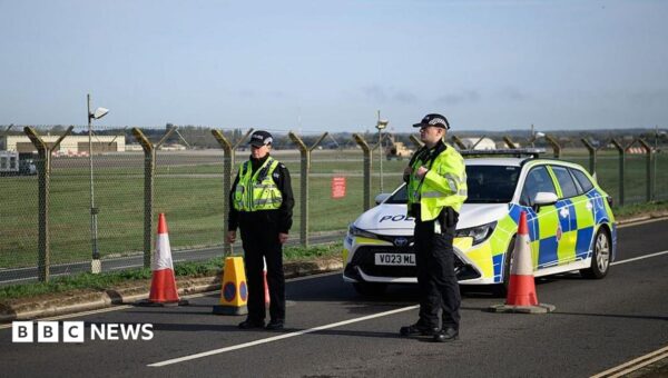 Two re-arrested on suspicion of assisting Iran intelligence after RAF Fairford incident