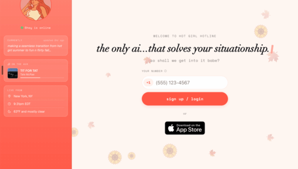 Hot Girl Hotline is like ‘Dear Abby’ for the AI era