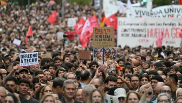 Protesters Demand Affordable Housing In Spain After Rejected Relief Measures