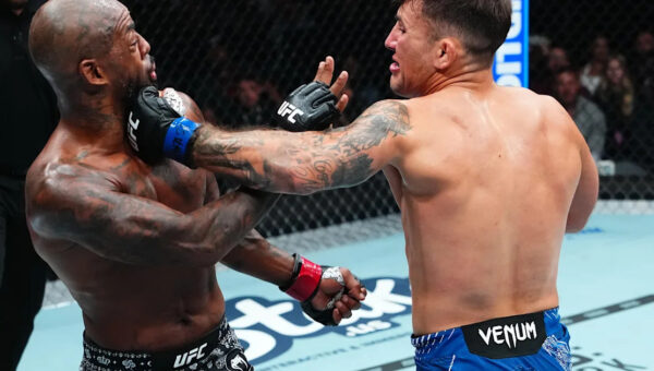 UFC 332 video: Esteban Ribovics drops King Green several times to earn first-round stoppage win