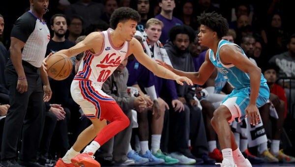 Nets' Nolan Traore isn't worried after rough season debut vs. Hornets