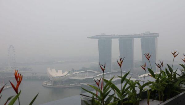 Singapore's iconic skyline is shrouded in a fire-related haze. Here's what it looks like across the island.
