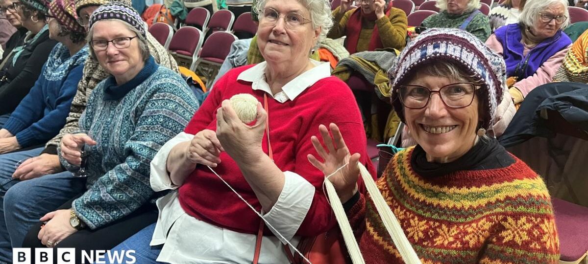 'I love the sheep and the people' - Knitters flock to Shetland's wool week