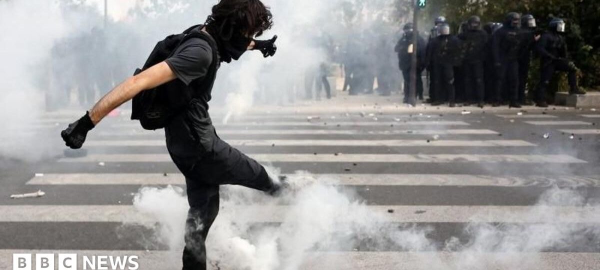 Tear gas in Paris and Marseille as school protests grow across France
