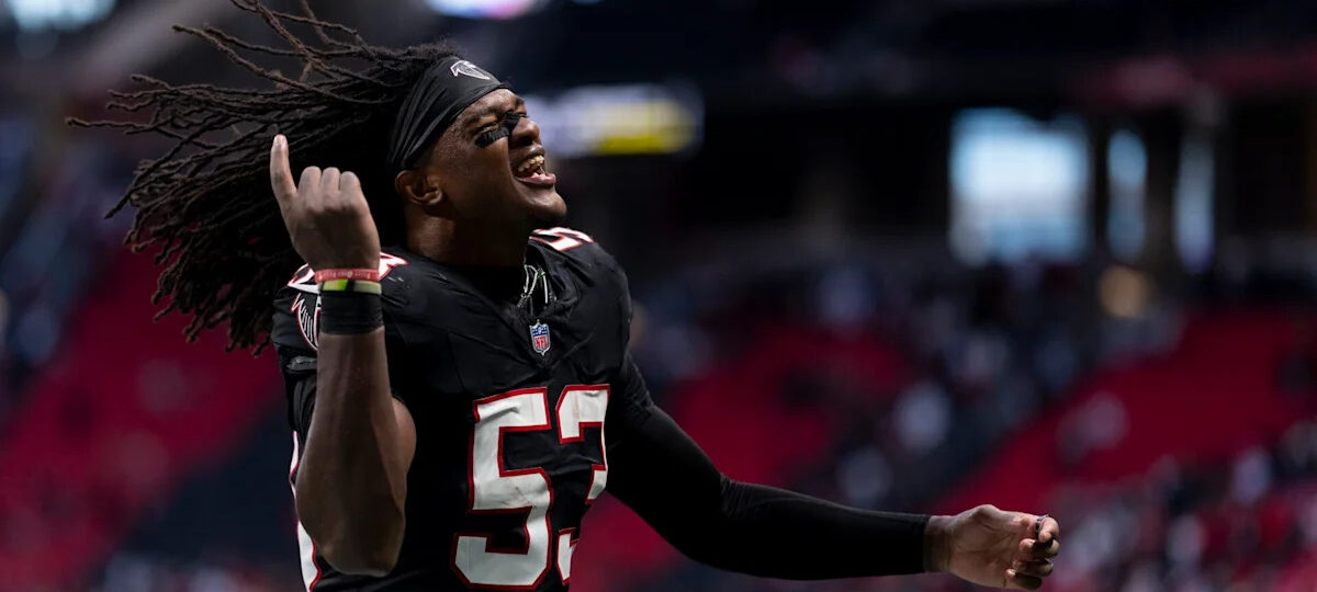 Falcons rookie Kendal Daniels goes from hospital to hero in a week