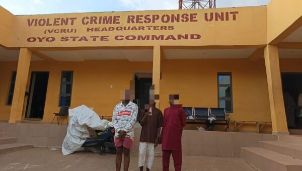 Police arrest three suspects over alleged murder, armed robbery in Ibadan