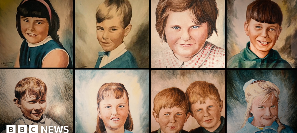 The portraits that helped bring the lost Aberfan children home