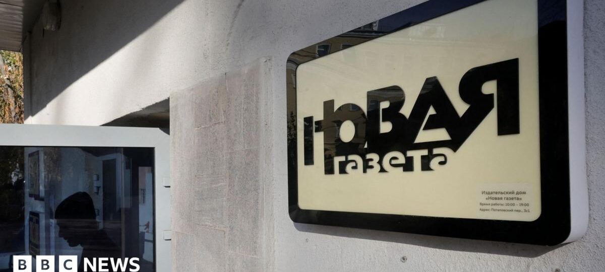 Prominent Russian newspaper shuts down under pressure from authorities