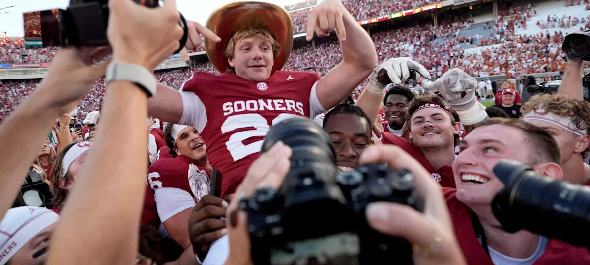Fantastic photos from Red River Rivalry as Oklahoma upends Texas