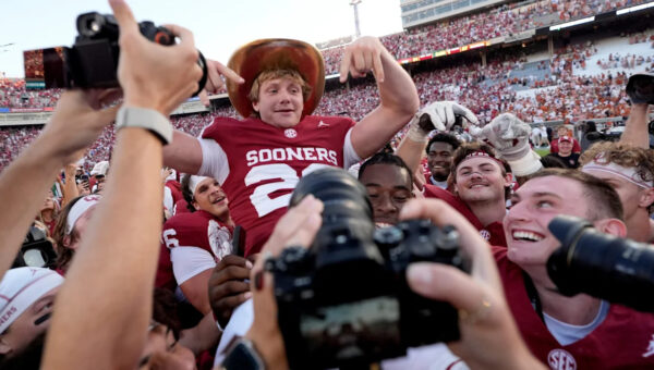 Fantastic photos from Red River Rivalry as Oklahoma upends Texas