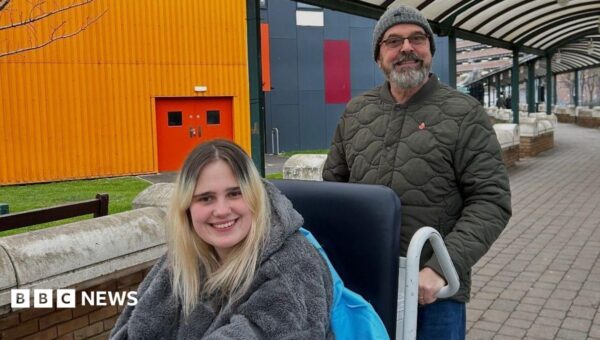 I had to crawl on my hands and knees to get off train, says disabled woman