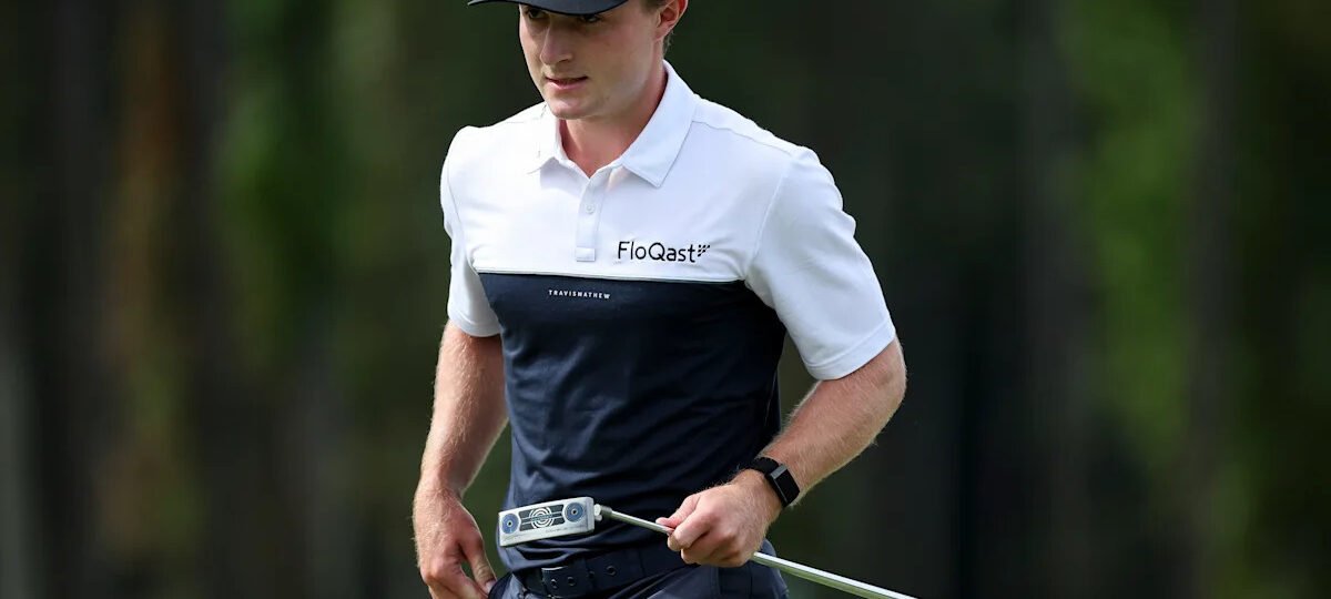 Blades Brown posts back-to-back eagles, shoots 61, on the brink of PGA Tour card
