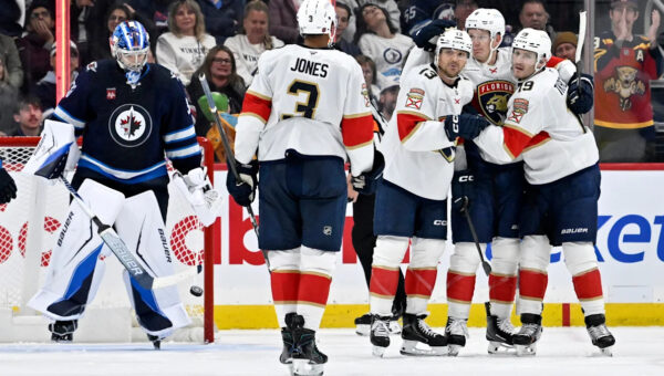 Anton Lundell scores 3 goals, Seth Jones caps record month and Panthers beat reeling Jets 5-2