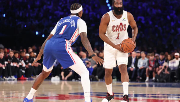 James Harden booed in return to Philadelphia with Cavaliers