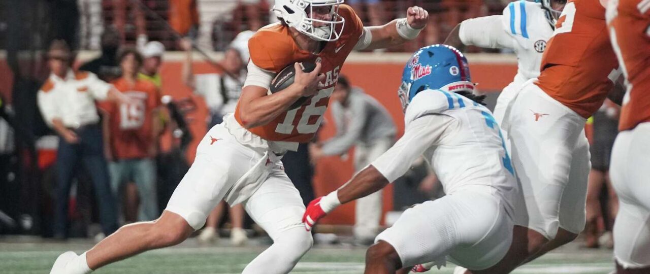 Watch: Arch Manning shreds Ole Miss with two first-half touchdowns, and almost a third
