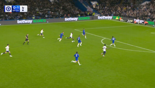 Watch: Mathys Tel runs from his own half to score sensational solo goal against Chelsea