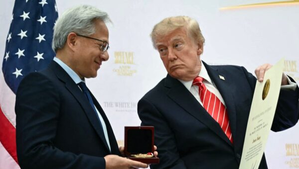 Breaking with Trump, Jensen Huang makes the case for immigration: 'We want all the world's great minds to come here'