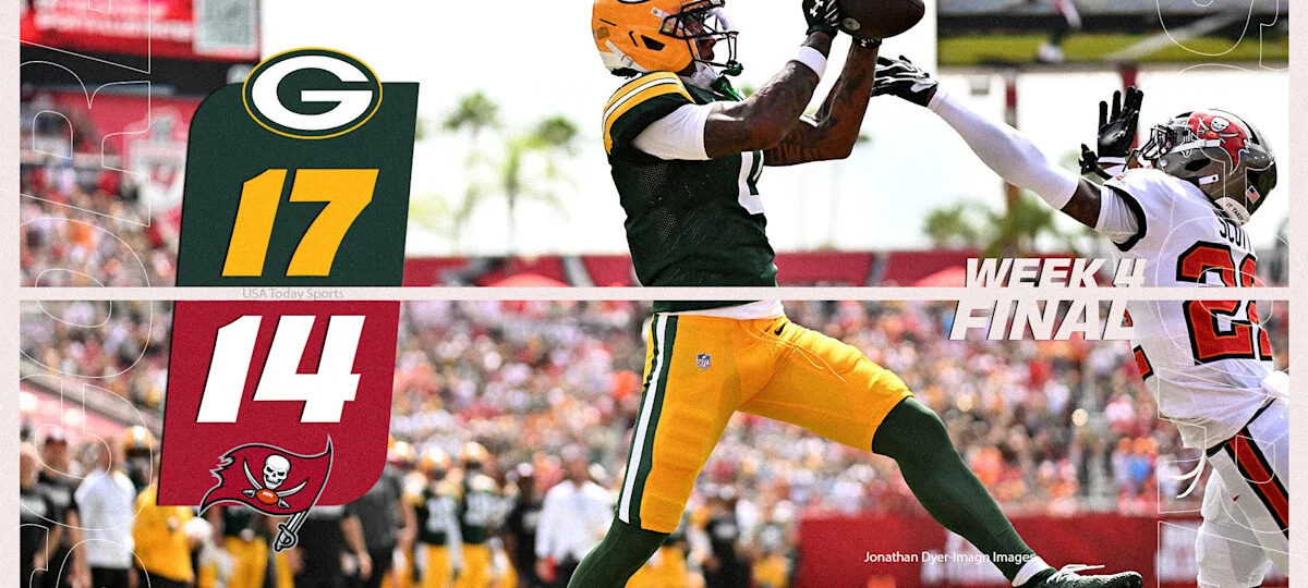 Initial reaction: Buccaneers waste chances in 17-14 loss to Packers