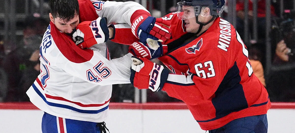 Alex Tuch has 2 goals and an assist in the Capitals' 5-4 win over the Canadiens