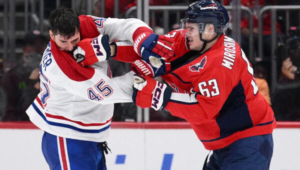Alex Tuch has 2 goals and an assist in the Capitals' 5-4 win over the Canadiens