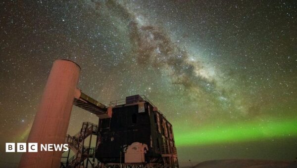 ‘Ghost particles’ from space telescope wins physics Nobel