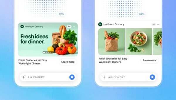 OpenAI launches visual ads that appear alongside image generation results
