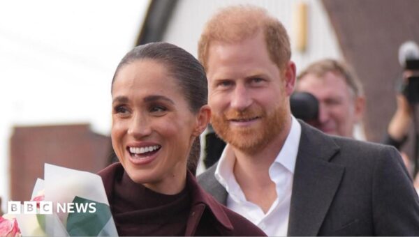 Watch: Harry and Meghan at first joint engagement since UK return