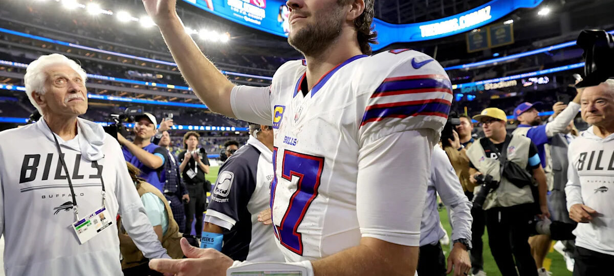 Josh Allen showered with MVP chants in Rams' home stadium 2,600 miles from Buffalo