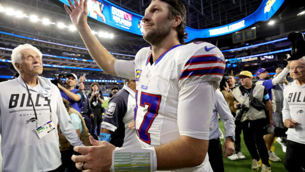 Josh Allen showered with MVP chants in Rams' home stadium 2,600 miles from Buffalo