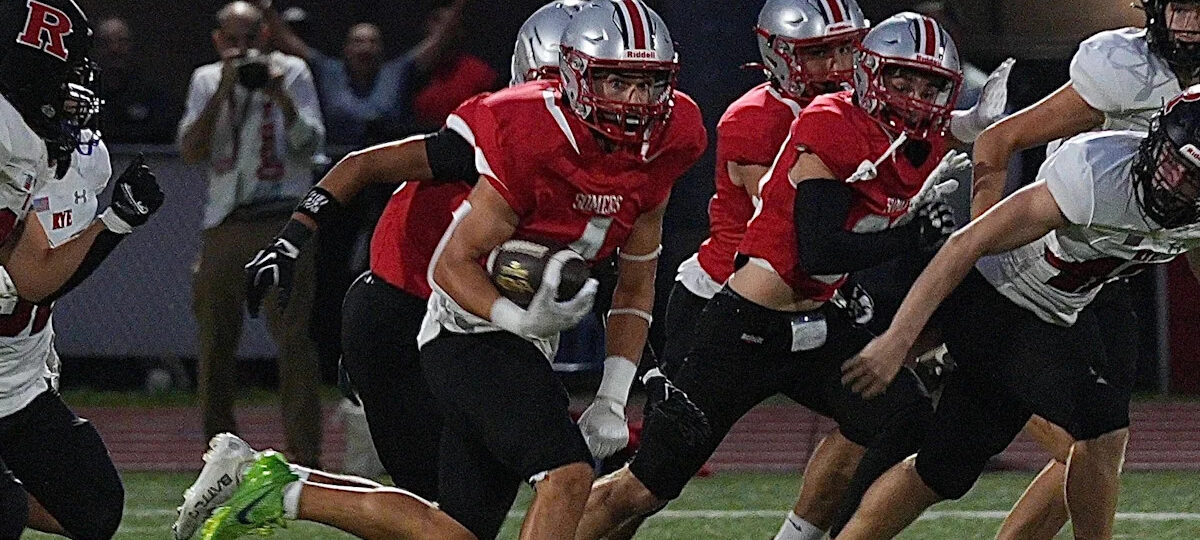 Somers cements its place on top with homecoming football win over Rye