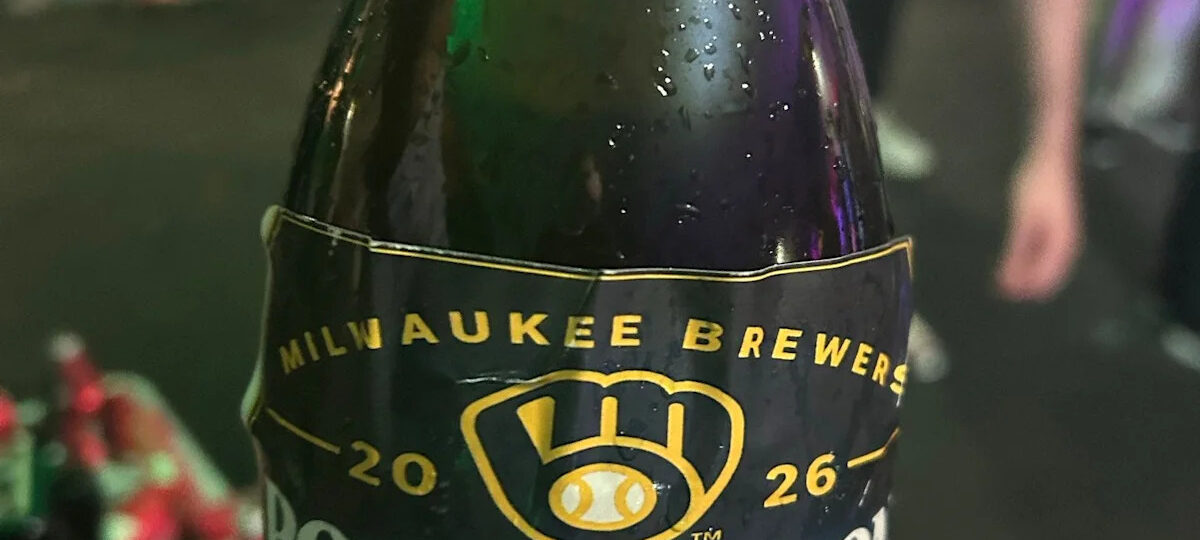 Bottles for Brewers celebration featured names of Wisconsin cities