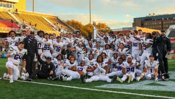 UAlbany football rips Golden Apple Trophy away from Stony Brook
