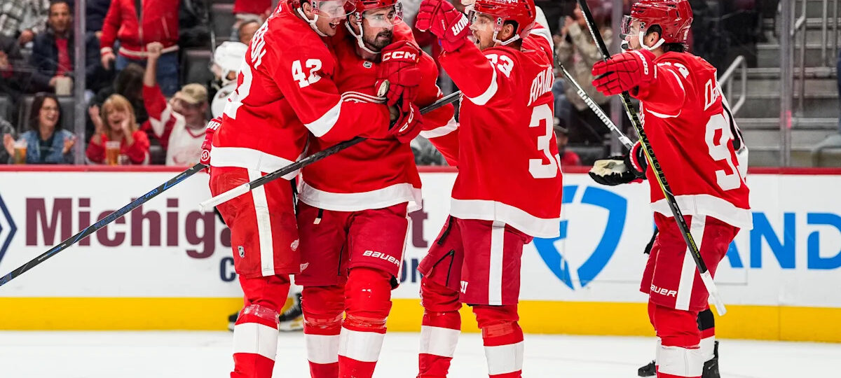 Dylan Larkin instantly changes Red Wings and delivers first win