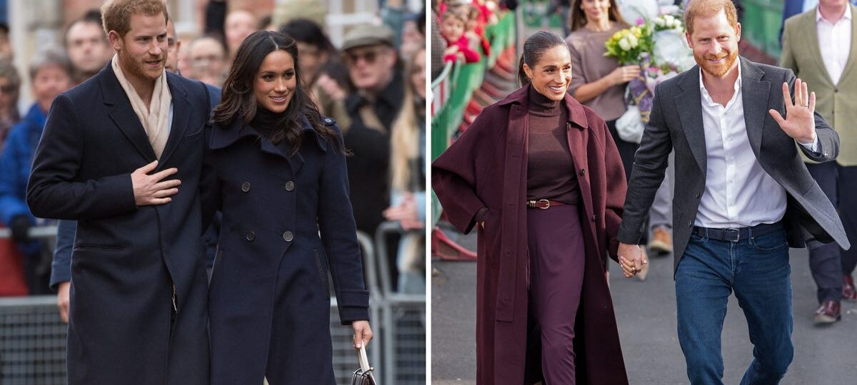 Prince Harry and Meghan Markle returned to Nottingham, where they made their royal debut in 2017. Here's how the visits compare.