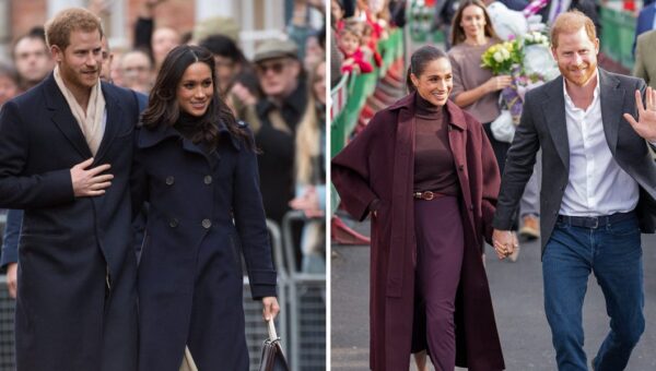 Prince Harry and Meghan Markle returned to Nottingham, where they made their royal debut in 2017. Here's how the visits compare.