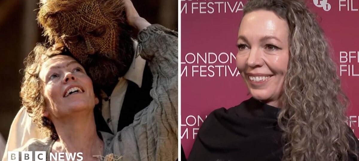 Watch: 'This has never happened before!' Olivia Colman on viral Wicker memes
