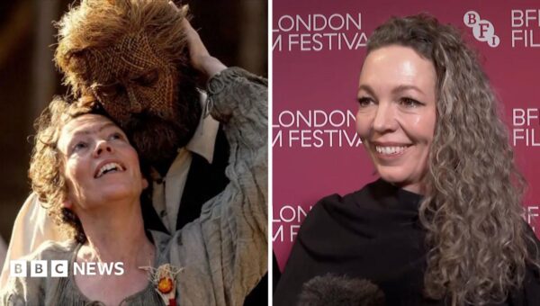 Watch: ‘This has never happened before!’ Olivia Colman on viral Wicker memes