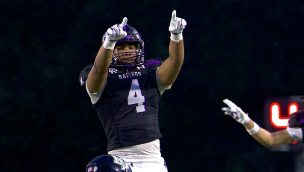 This son of a famous Texas Longhorns QB plays defense, and Cedar Ridge couldn't be happier