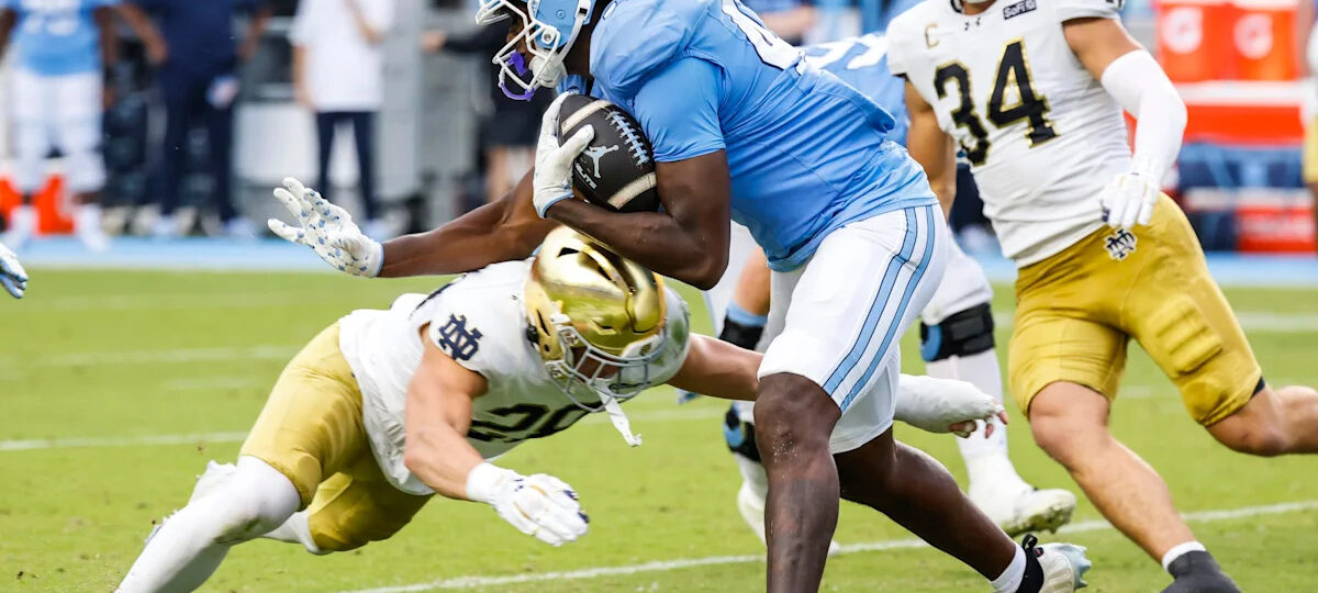 Notre Dame dominated the trenches to take down UNC