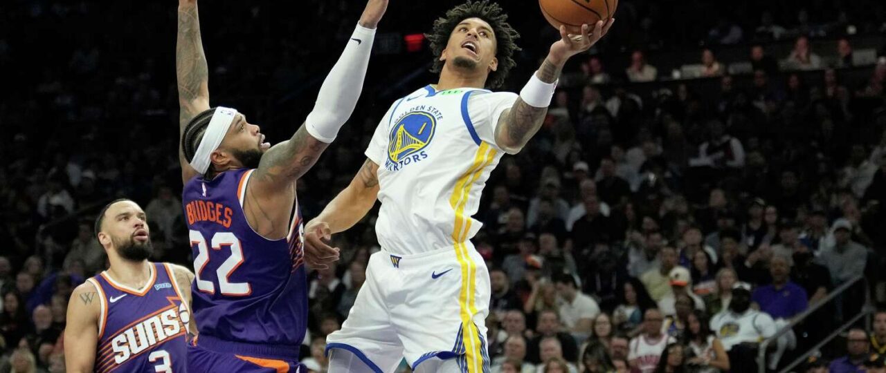 How did Yaxel Lendeborg do in first big test as an offensive centerpiece for Warriors?