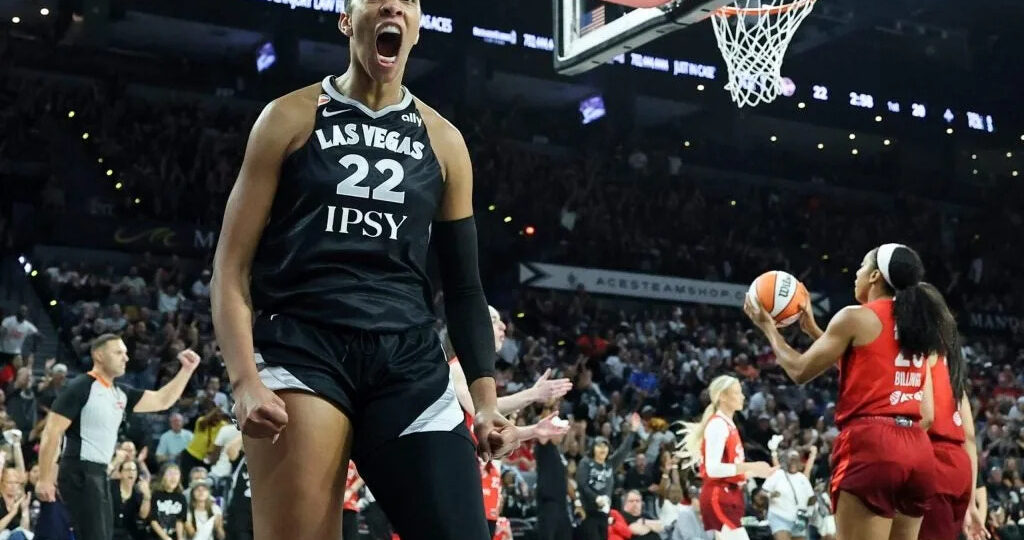 A’ja Wilson, Aces advance as Caitlin Clark, Fever fall short in playoffs