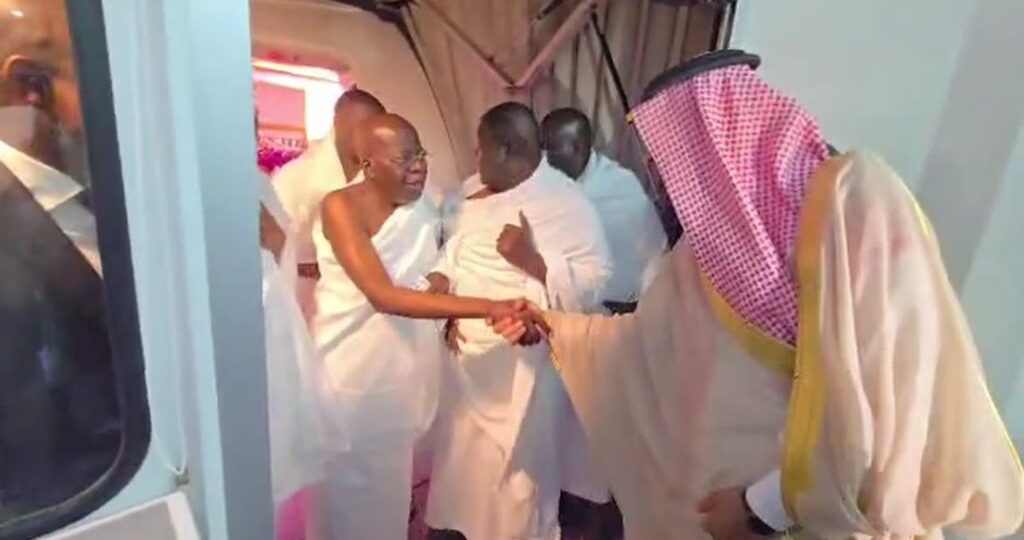 Just In: Tinubu lands in Saudi Arabia for Umrah