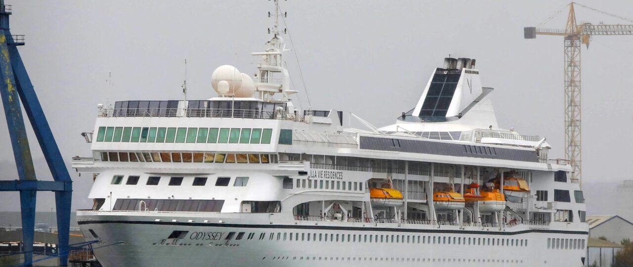 A 'never-ending' cruise has halted operations and told residents to disembark in Cambodia after fuel costs rose over 300%