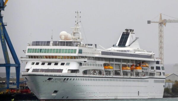 A 'never-ending' cruise has halted operations and told residents to disembark in Cambodia after fuel costs rose over 300%