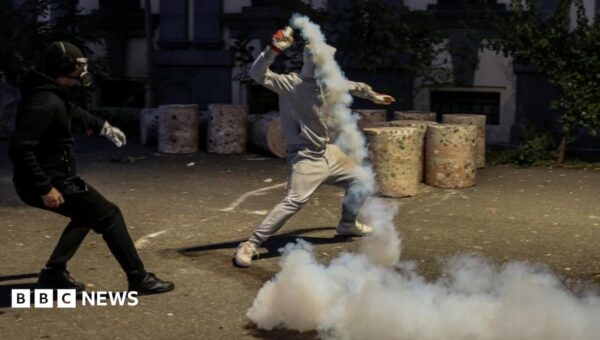 Seventh day of violent clashes between Albanian protesters and police