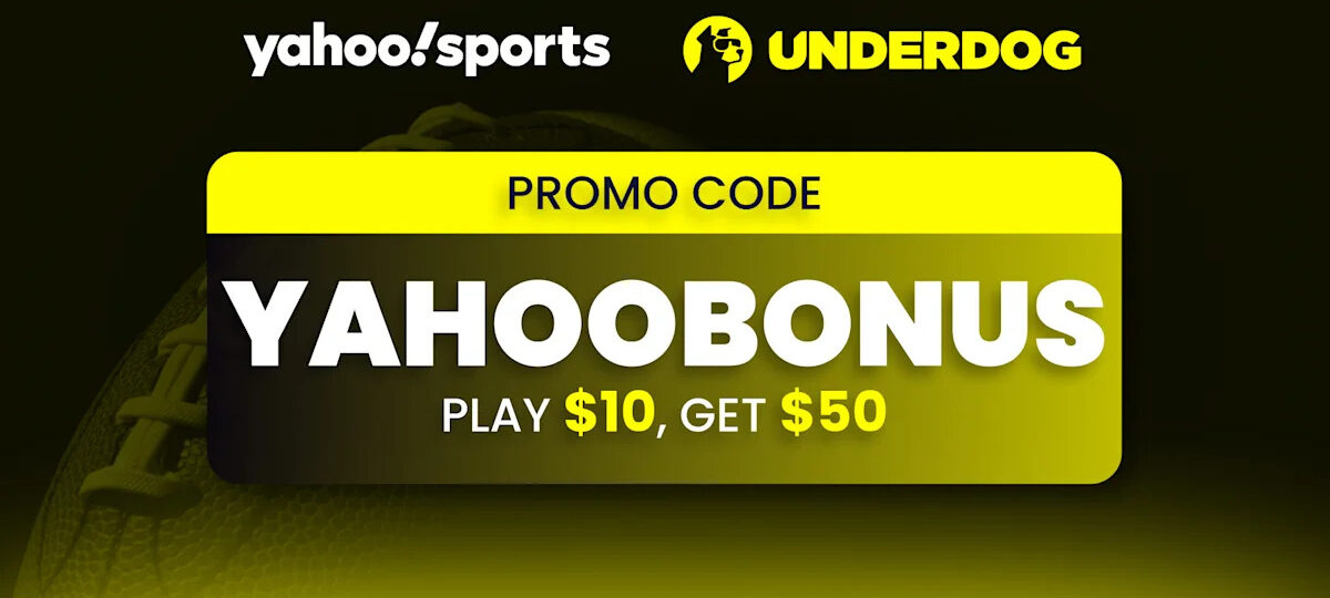 Underdog Promo Code YAHOOBONUS: Play $10 on Thursday Night Football, Get $50 in Bonus Funds