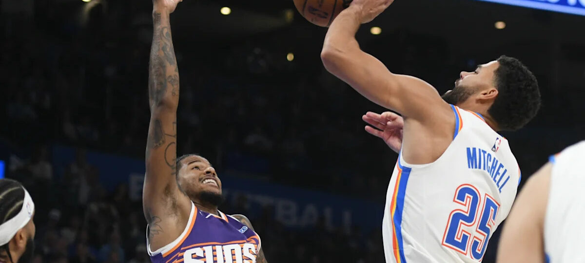 Ajay Mitchell, Shai Gilgeous-Alexander lead injury-riddled Thunder past Suns 125-114