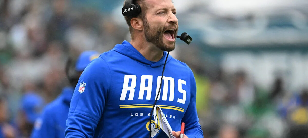 Watch: Sean McVay went crazy on the sideline after Rams sealed the win
