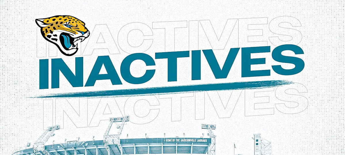 Jaguars vs. Bengals inactives: 2 Jacksonville CBs out for Week 4 game